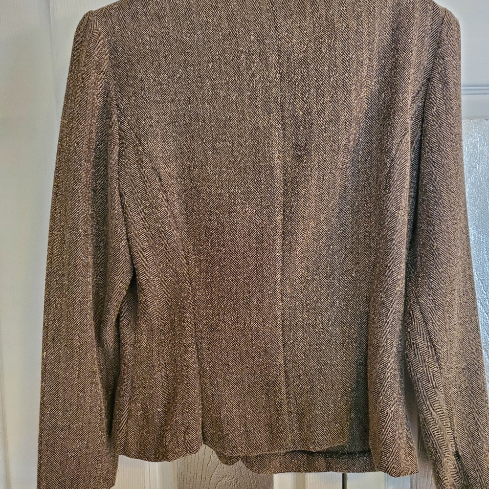 Jacycln Smith Brown Tweed Blazer - Picture 8 of 10